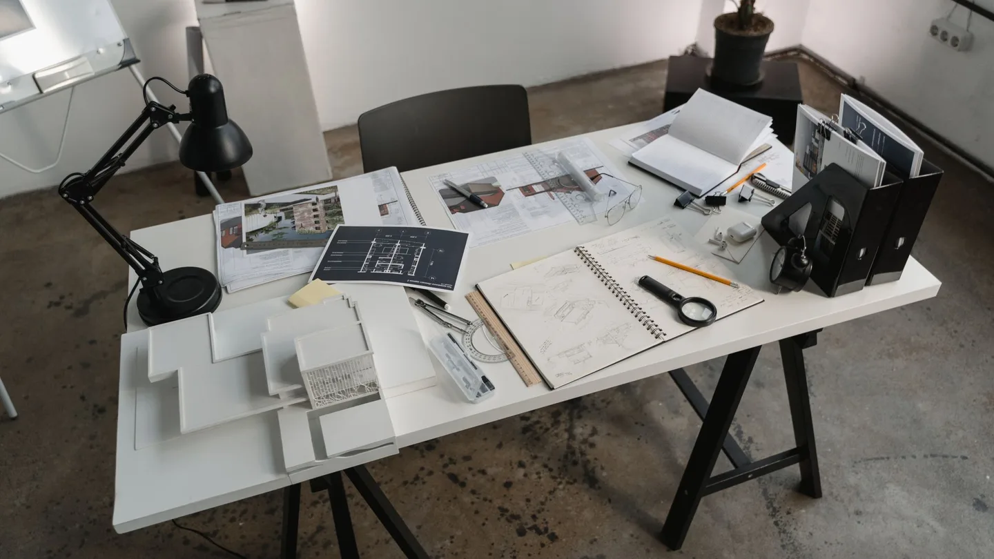 Quotation documentation folder beside aluminium profile sample sections