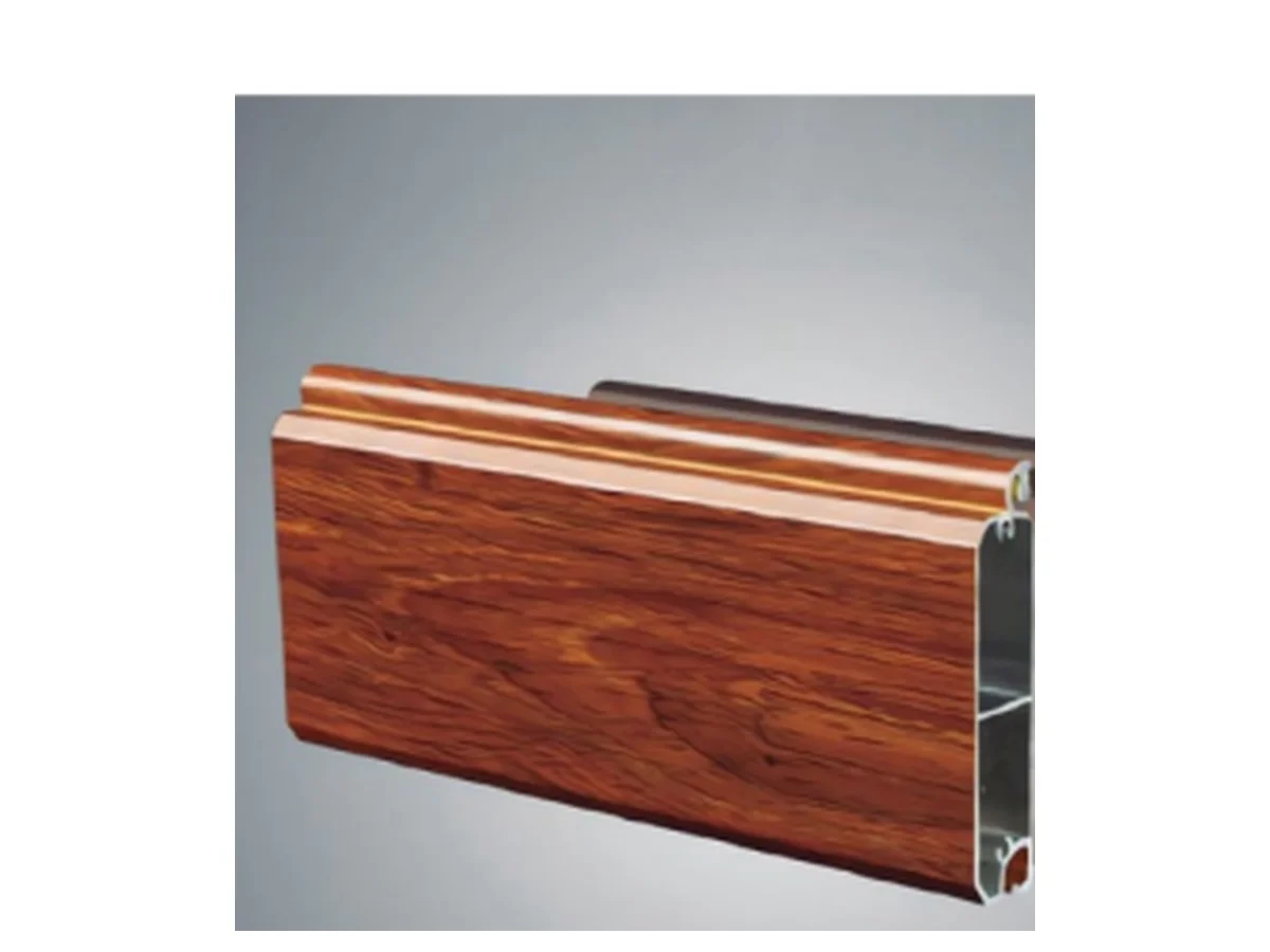 Drawing of the roller shutter door leaf thickness and side guide detail