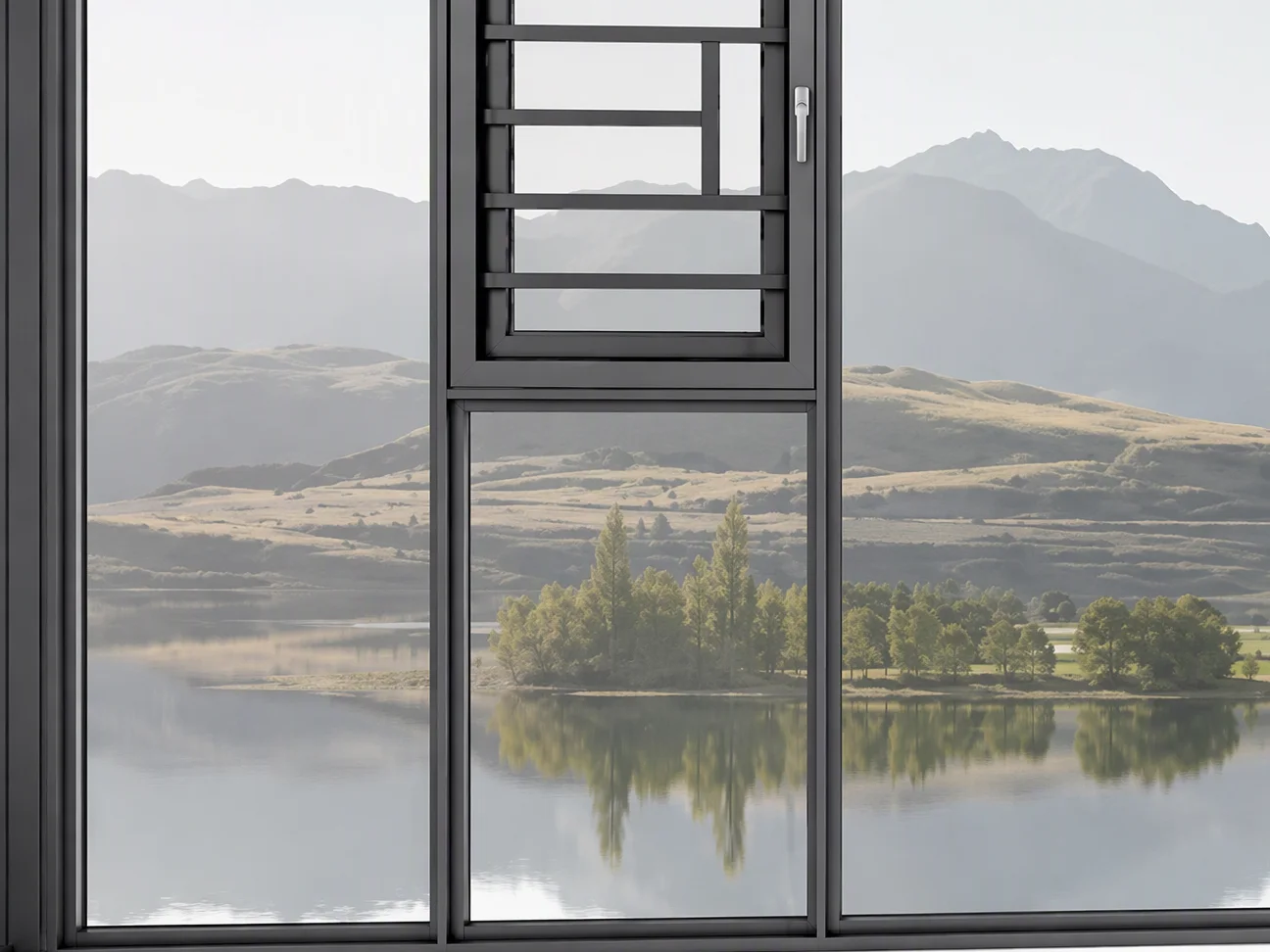118 aluminium window detail view